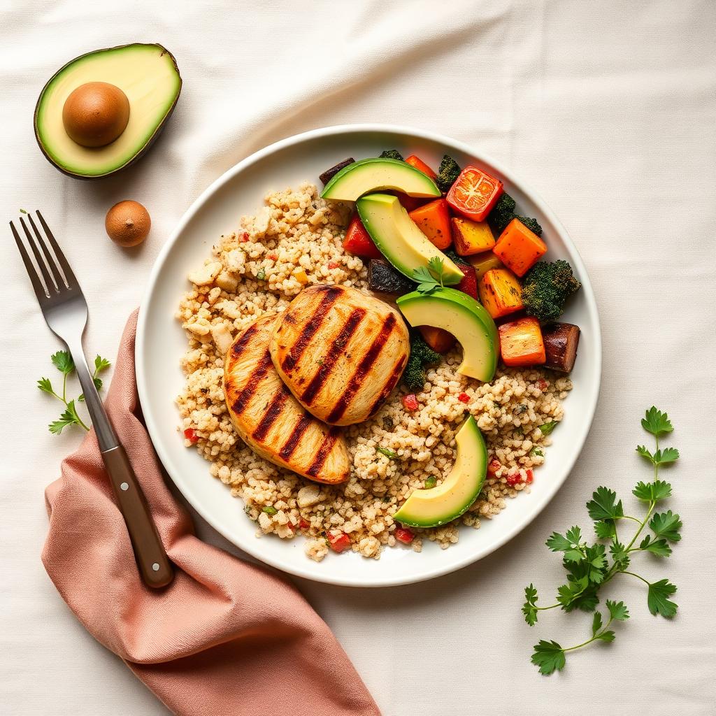Cómo armar un plato saludable y equilibrado en cada comida